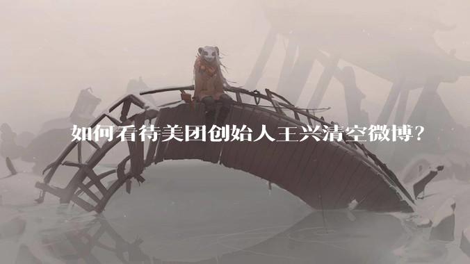 如何看待美团创始人王兴清空微博？